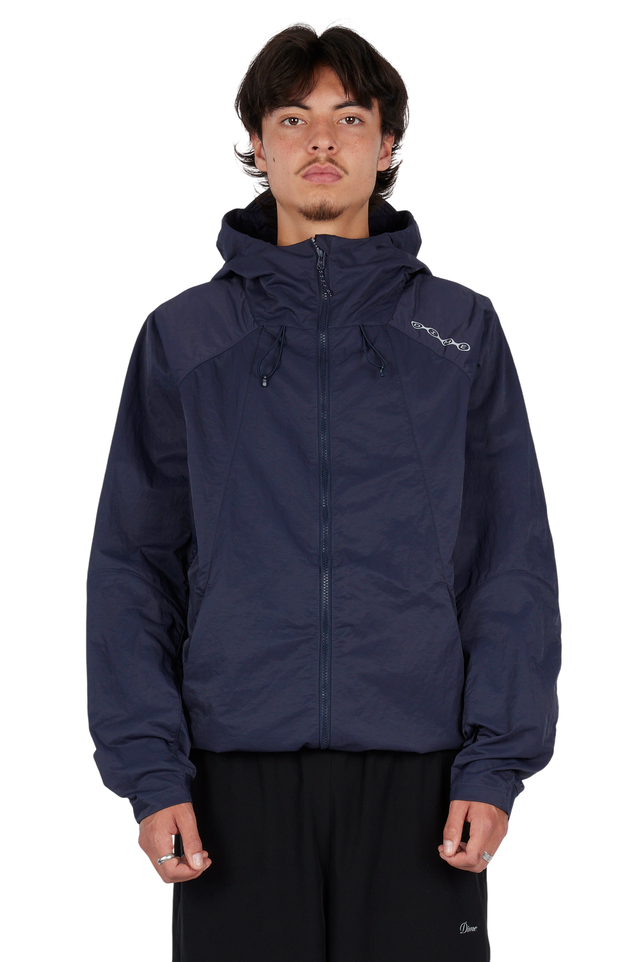 Coupe-Vent Crinkled Tech - Marine Foncé