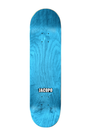 Jacopo Carozzi Brand Name Noir/Vert Métallisé Planche - 8.25"