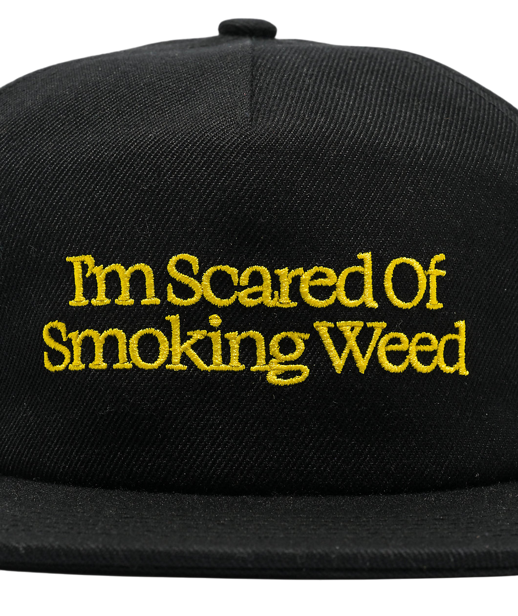Scared Weed Hat - Black