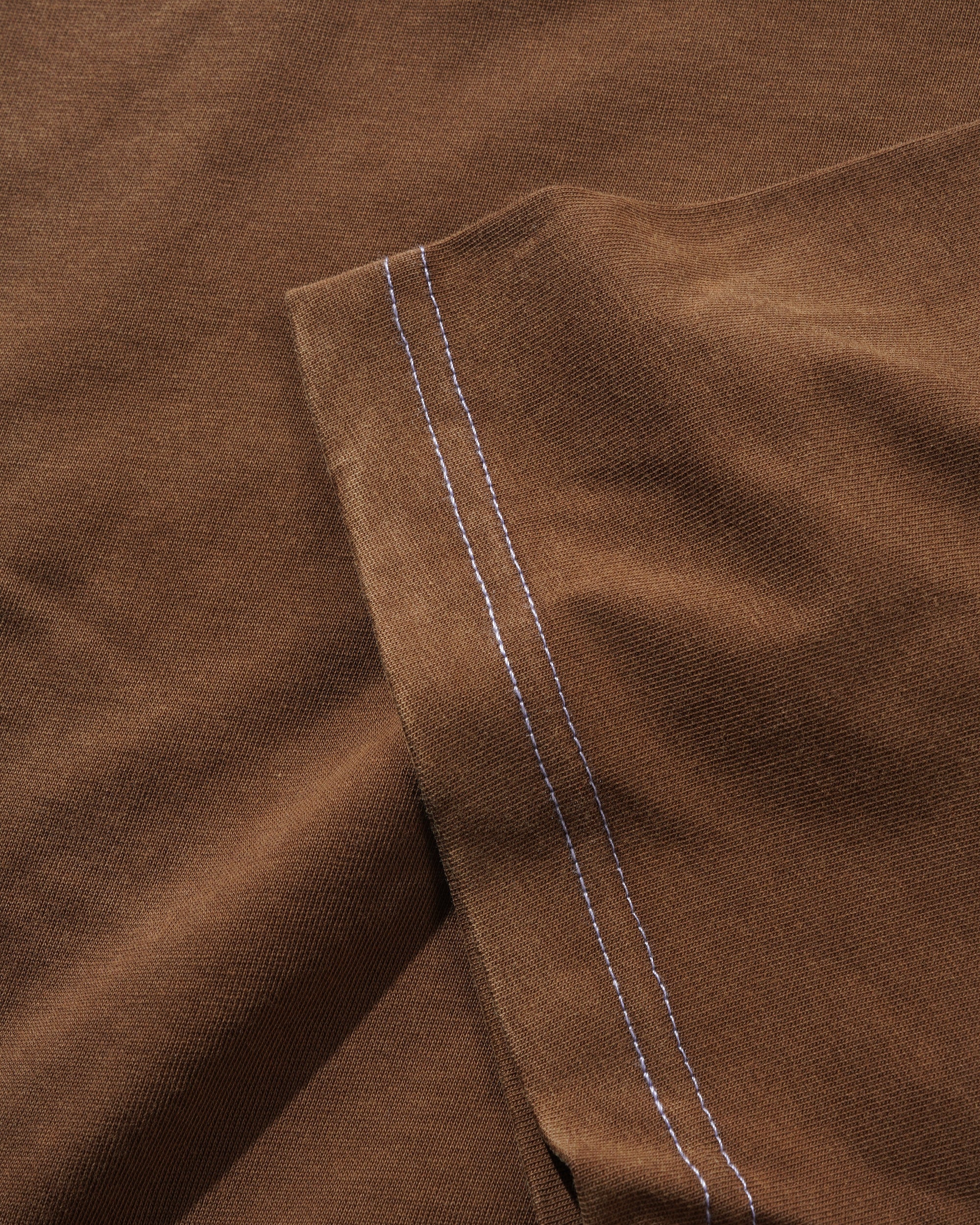 Jive Contrast Tee - Washed Brown
