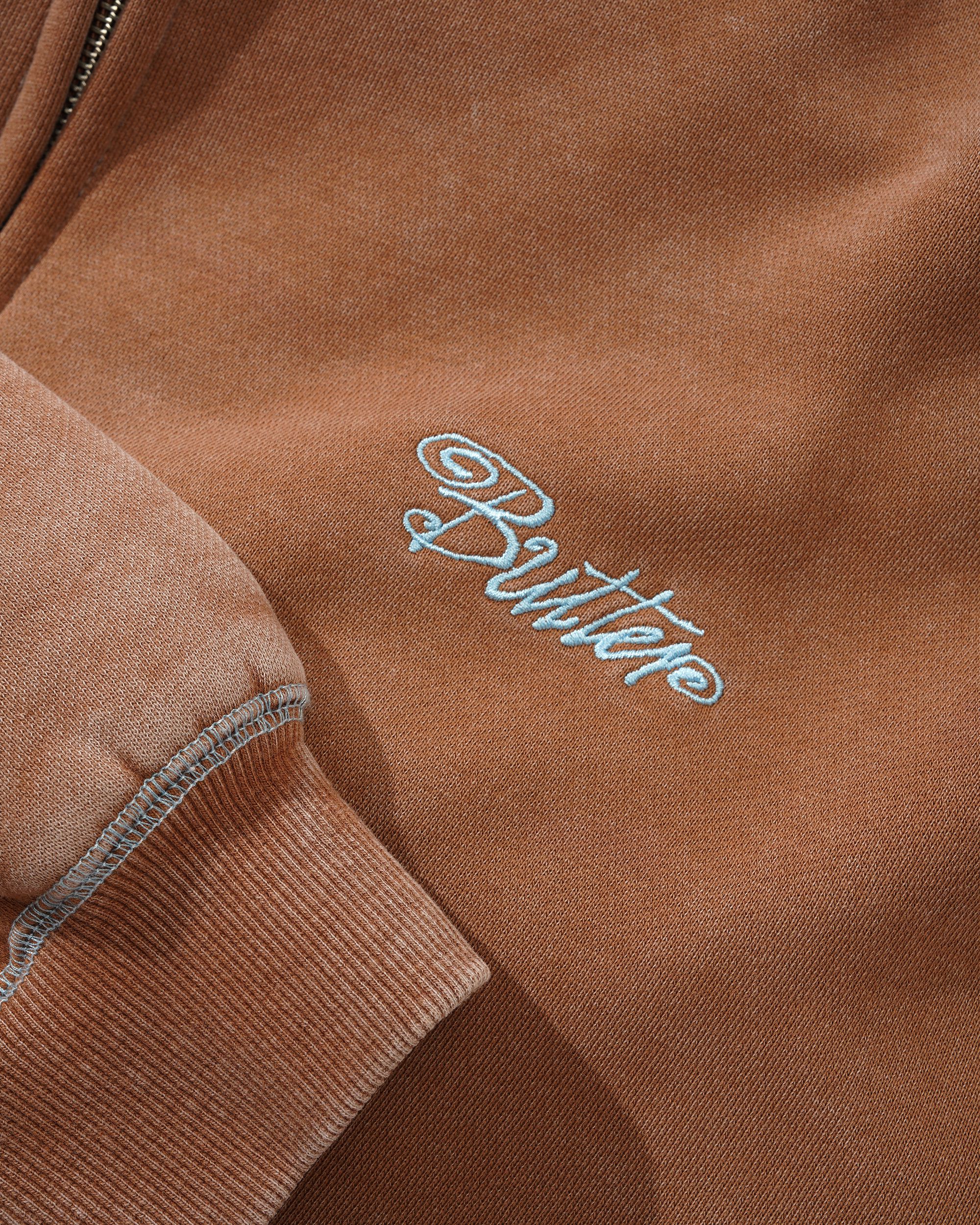 Jive Zip-Thru Hood - Washed Brown