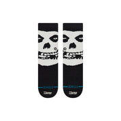 Kids "Misfits" Beware Crew Socks - Black