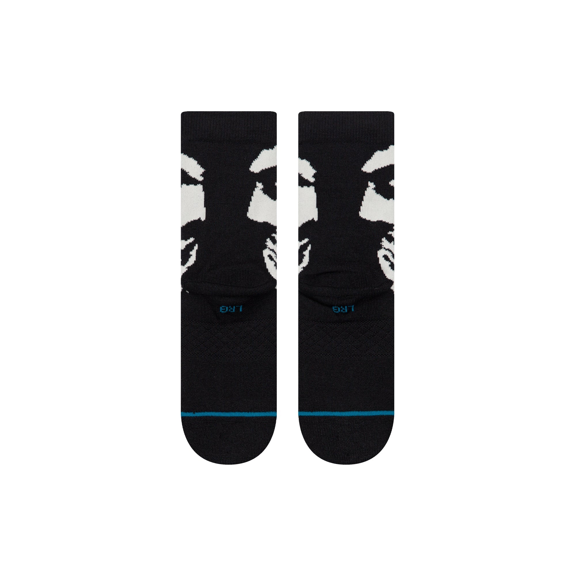 Kids "Misfits" Beware Crew Socks - Black