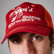 Seafood Staff Packers Casquette Trucker - Rouge Homard