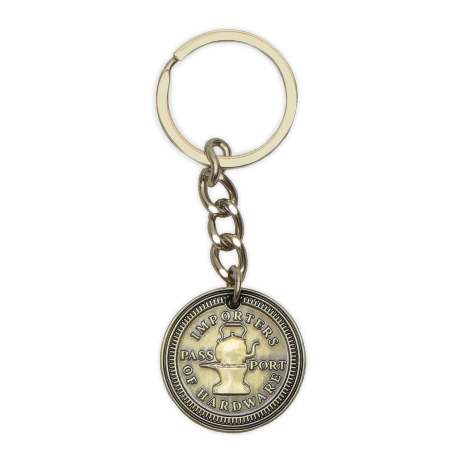 Importer Keychain - Antique Brass