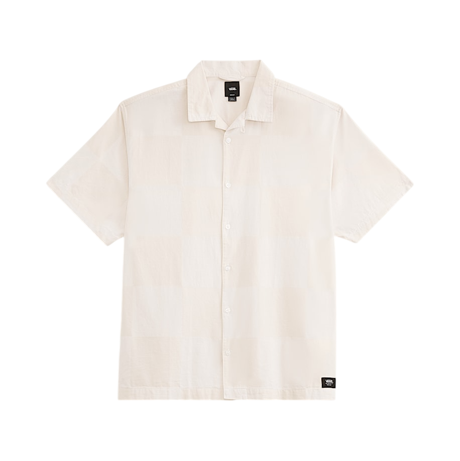 Kessler Checkerboard Woven Shirt - White