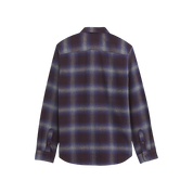 Kids Bixby Plaid Flannel Shirt - Dark Port Red/Pewter Heather Grey