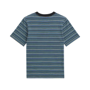 Chemise Tricotée Rayée Cameron Enfant - Noir/Bleu True
