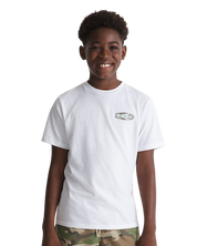 T-Shirt Enfant Camo Oval - Blanc