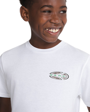 T-Shirt Enfant Camo Oval - Blanc
