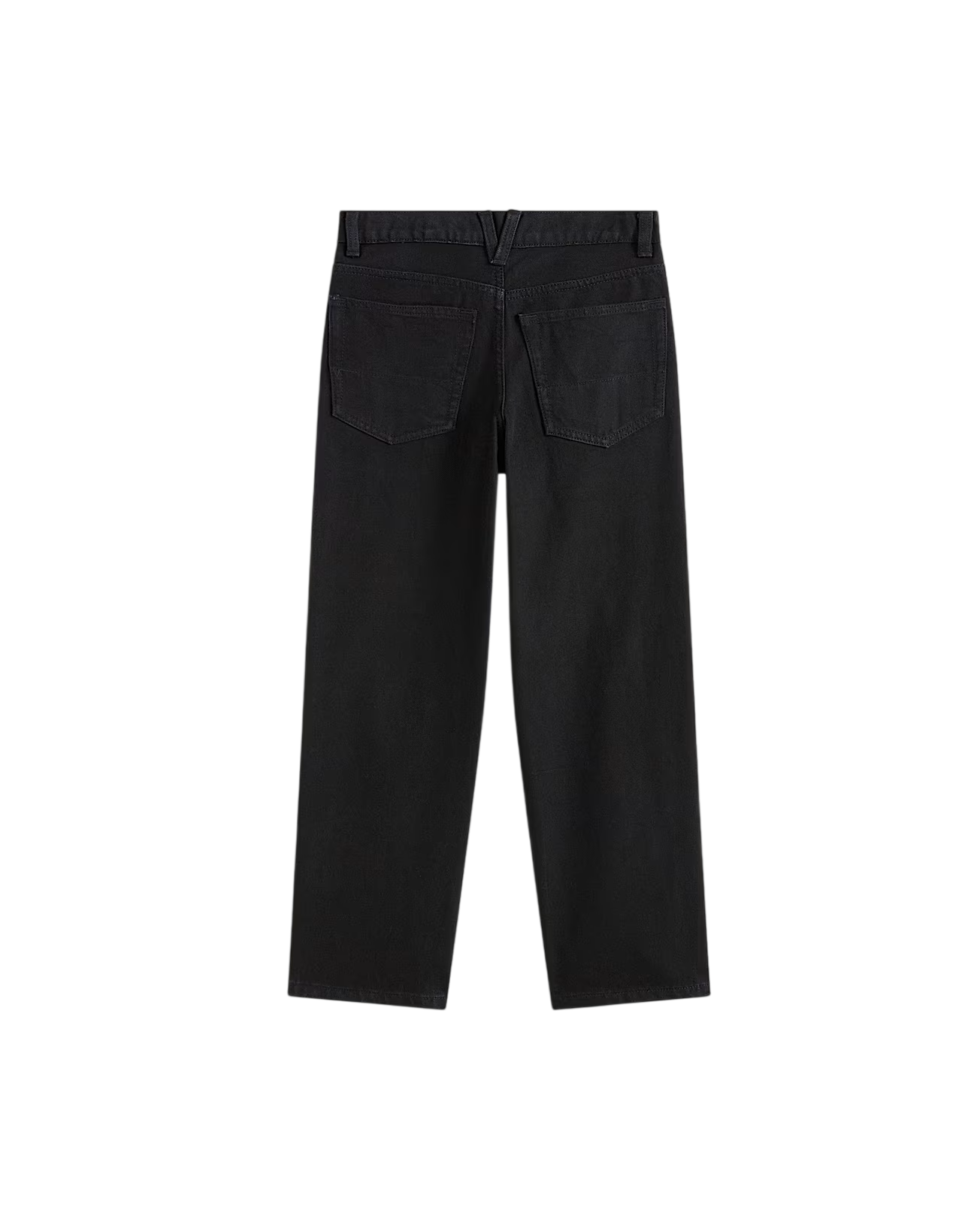 Kids Check-5 Loose Denim Pant - Black Rinse