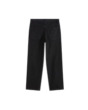 Kids Check-5 Loose Denim Pant - Black Rinse