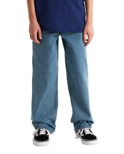 Kids Check-5 Loose Denim Pants - Stonewash/Blue