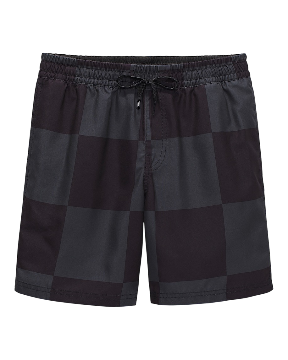 Kids Primary Checkerboard Shorts - Black/Grey