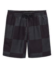 Kids Primary Checkerboard Shorts - Black/Grey