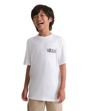 Kids Racing Flames T-Shirt - White