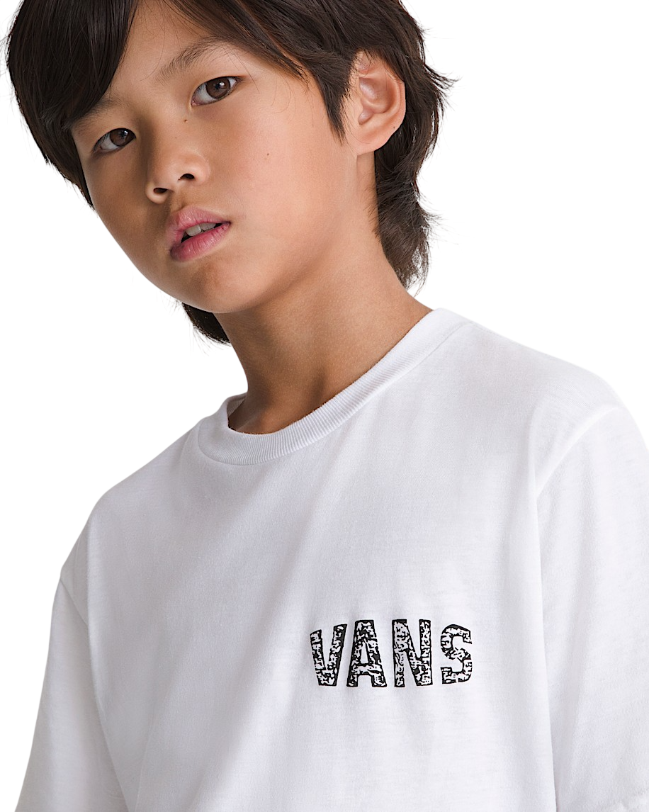 Kids Racing Flames T-Shirt - White