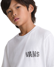 Kids Racing Flames T-Shirt - White