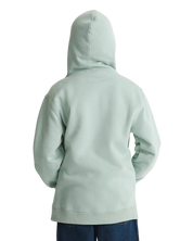 Kids Spiked Vans Hoodie - Grey Mint Green