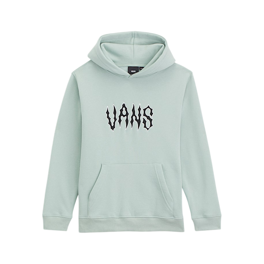 Kids Spiked Vans Hoodie - Grey Mint Green
