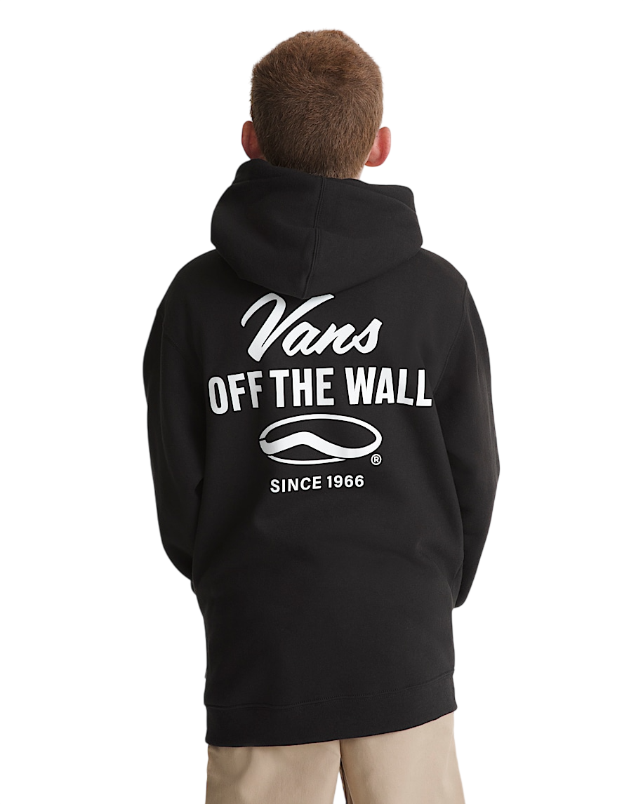 Kids Vans Repair Shop Pullover Hoodie - Black