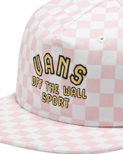 Kids Willow Snapback Hat - Blush Pink/White