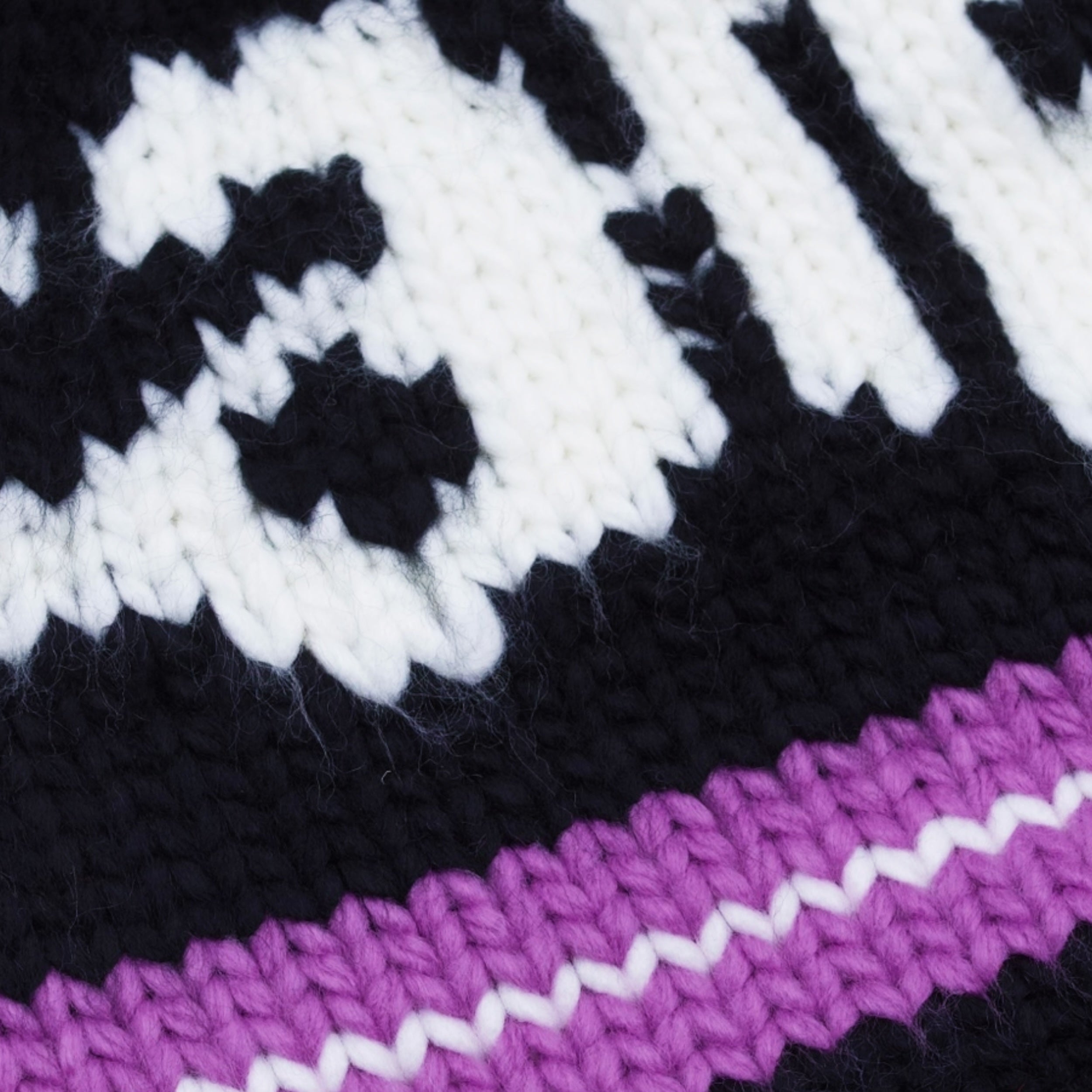 Carpet Bonnet Tricoté - Noir