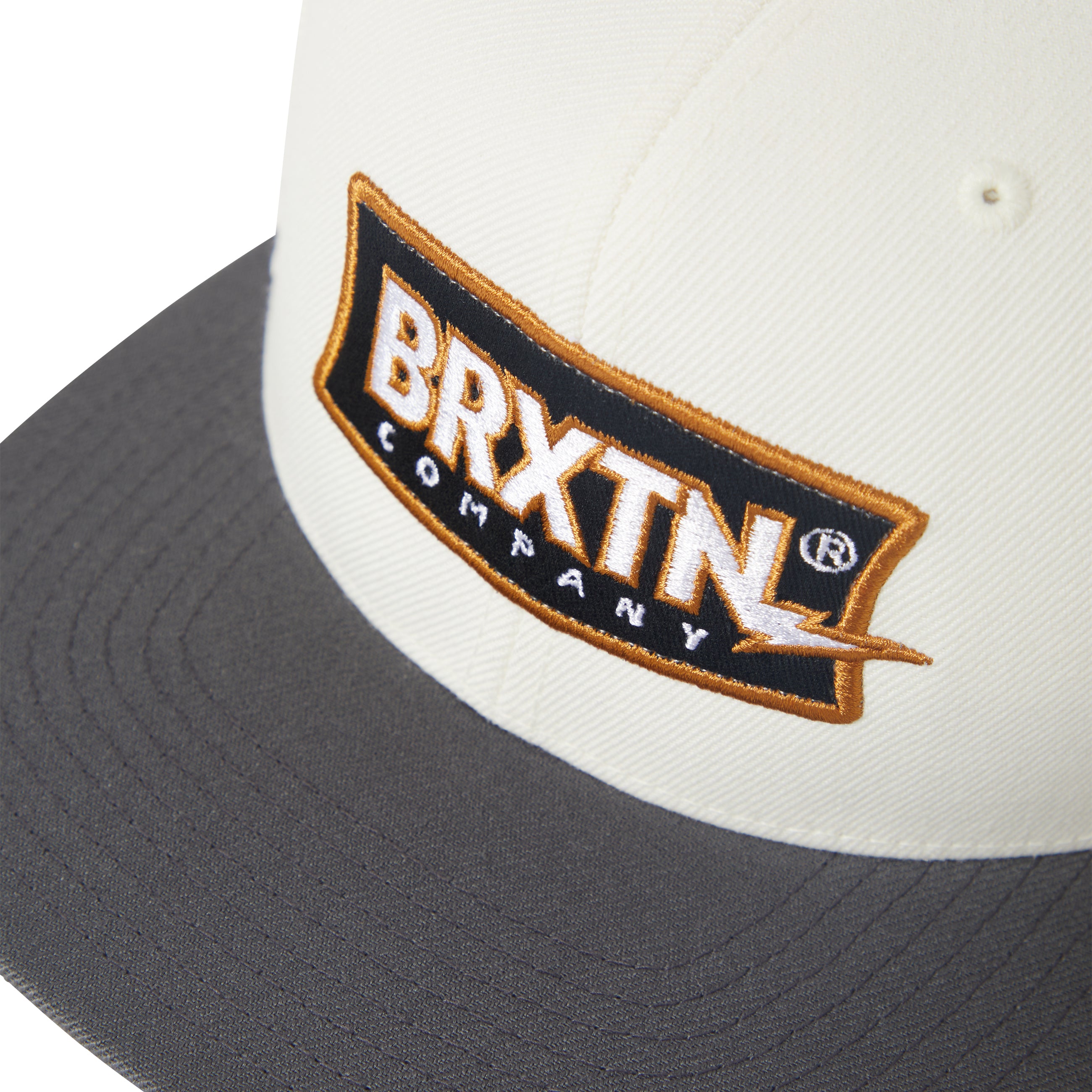 Lightning Snapback - Off White/Charcoal