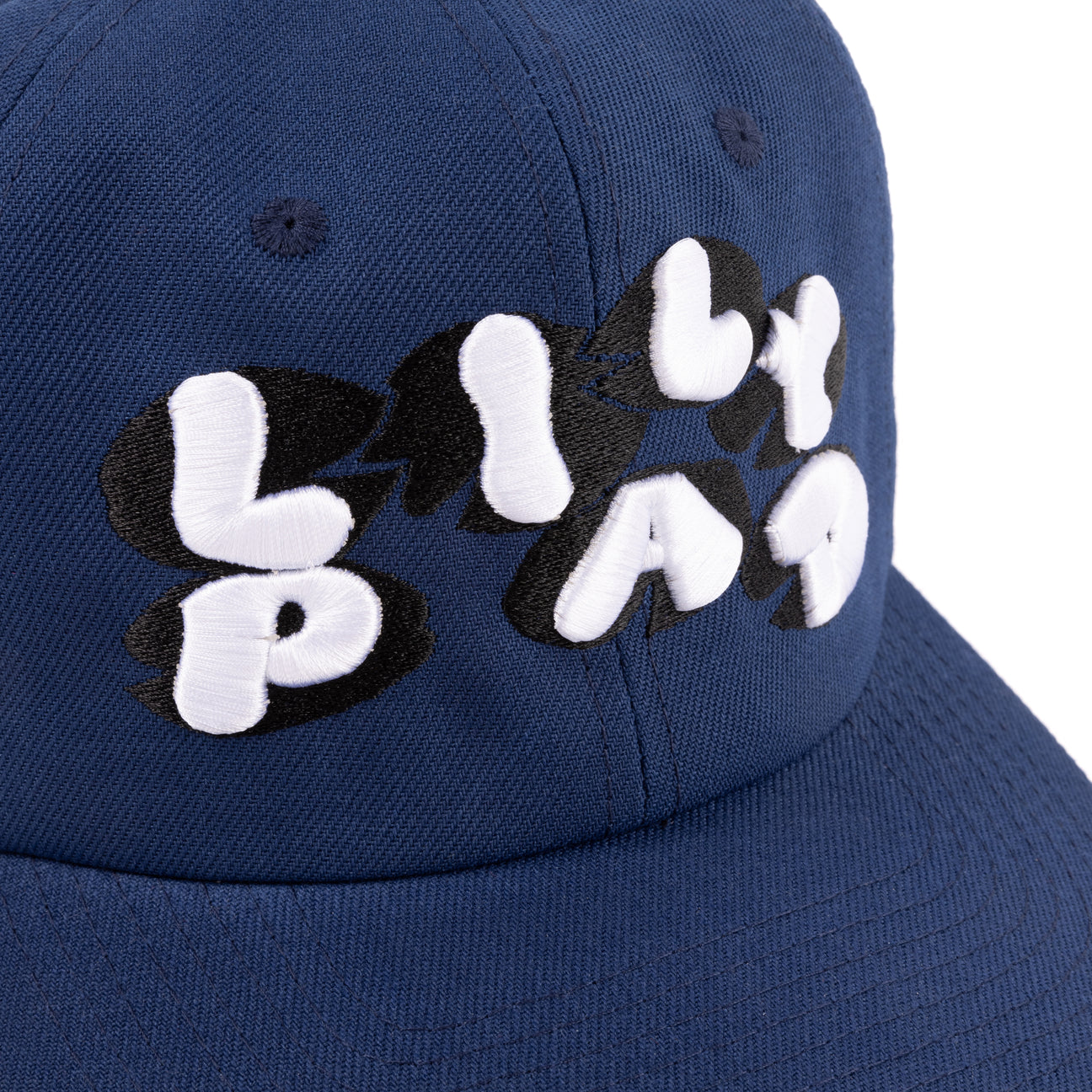 Lilypad 6 Panel Custom Unstructured Hat - Navy/Black – Palm