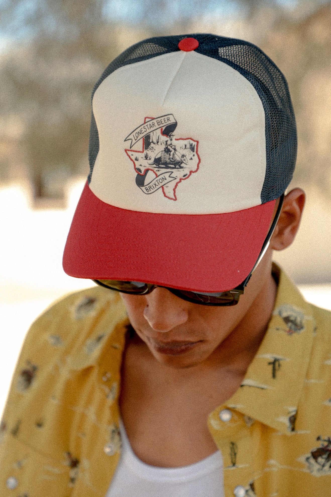 Lone Star x Brixton Trucker - Red/White/Blue