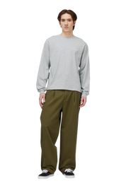 Classic Small Logo LS T-Shirt - Heather Gray