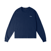 Classic Small Logo LS T-Shirt - Midnight Navy