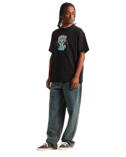 Premium Check-5 Loose Denim Pants - Dirty Wash