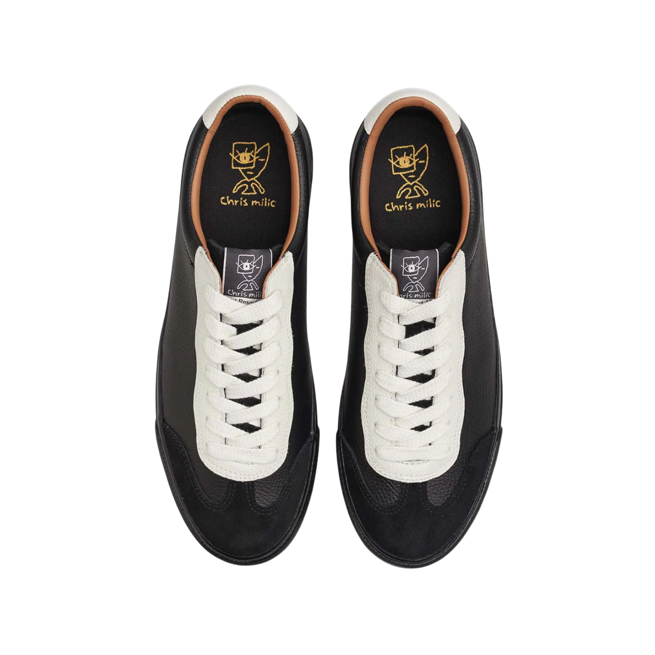 VM004 Milic Suède/Cuir - Tuxedo/Noir