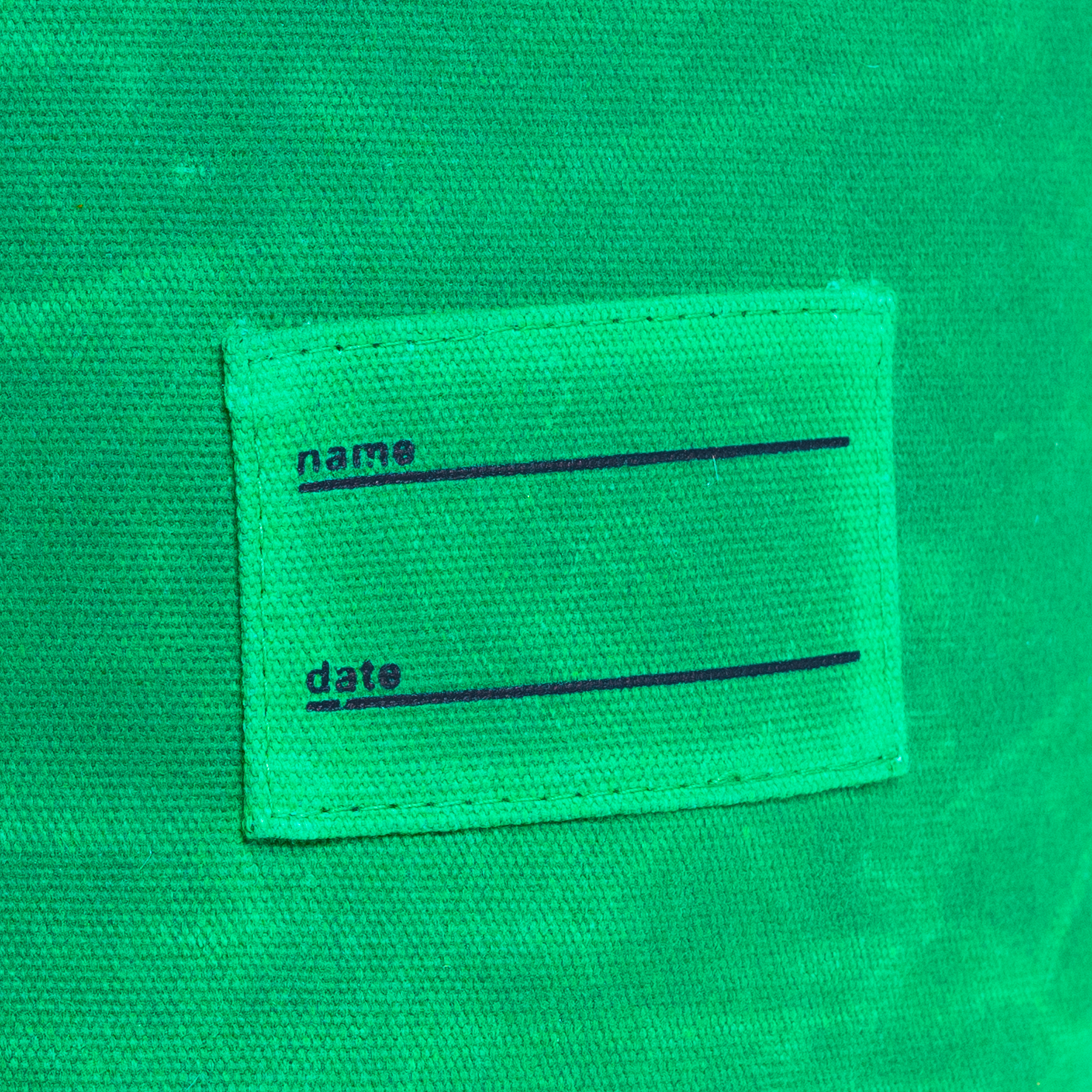 Kid Peeing Sac Fourre-tout à Linge en Toile - Vert