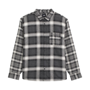 Lawson Mixed Plaid Flannel Shirt - Charcoal Grey