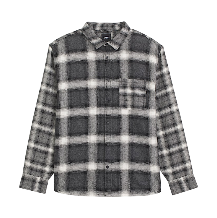 Lawson Mixed Plaid Flannel Shirt - Charcoal Grey