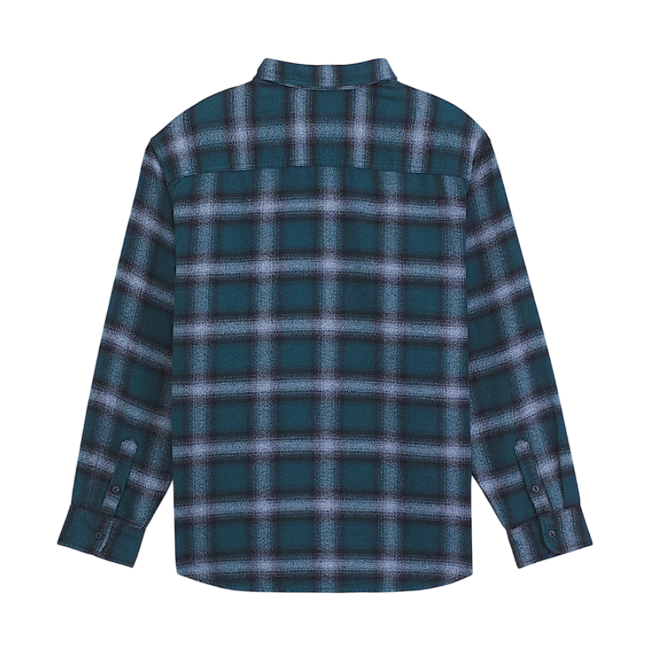 Chemise en Flanelle à Carreaux Lawson - Bleu Sarcelle Océan