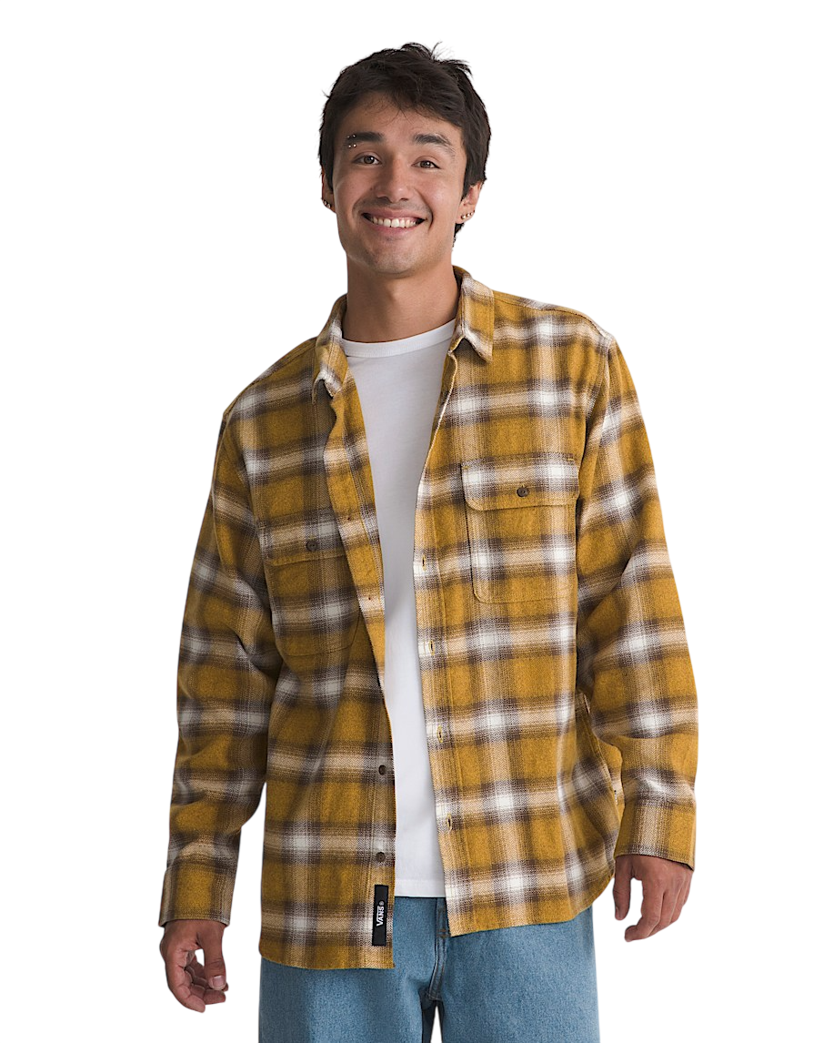 Lawson Plaid Flannel Shirt - Fuel Yellow