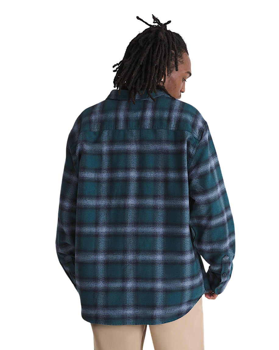 Chemise en Flanelle à Carreaux Lawson - Bleu Sarcelle Océan