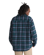 Chemise en Flanelle à Carreaux Lawson - Bleu Sarcelle Océan