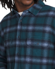Chemise en Flanelle à Carreaux Lawson - Bleu Sarcelle Océan