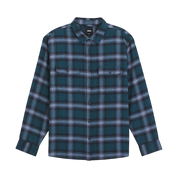 Chemise en Flanelle à Carreaux Lawson - Bleu Sarcelle Océan
