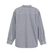 Chemise à Manches Longues Rayée Lawson - Bleu Nuit Parisienne
