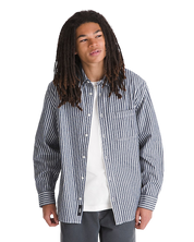 Chemise à Manches Longues Rayée Lawson - Bleu Nuit Parisienne
