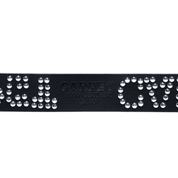 Riveted Leather Belt - Black