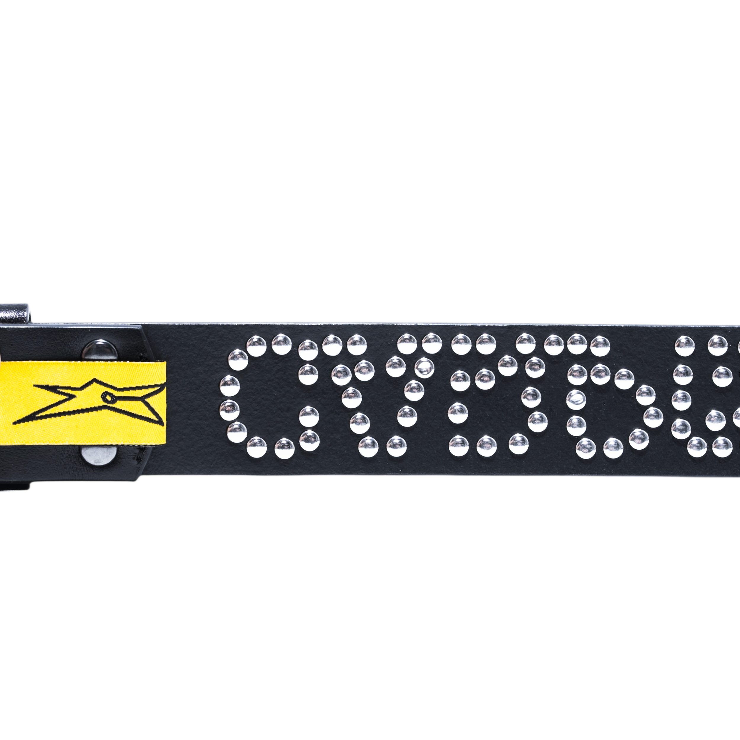 Riveted Leather Belt - Black