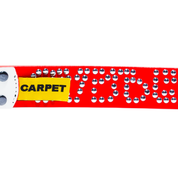 Riveted Leather Belt - White