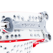 Riveted Leather Belt - White