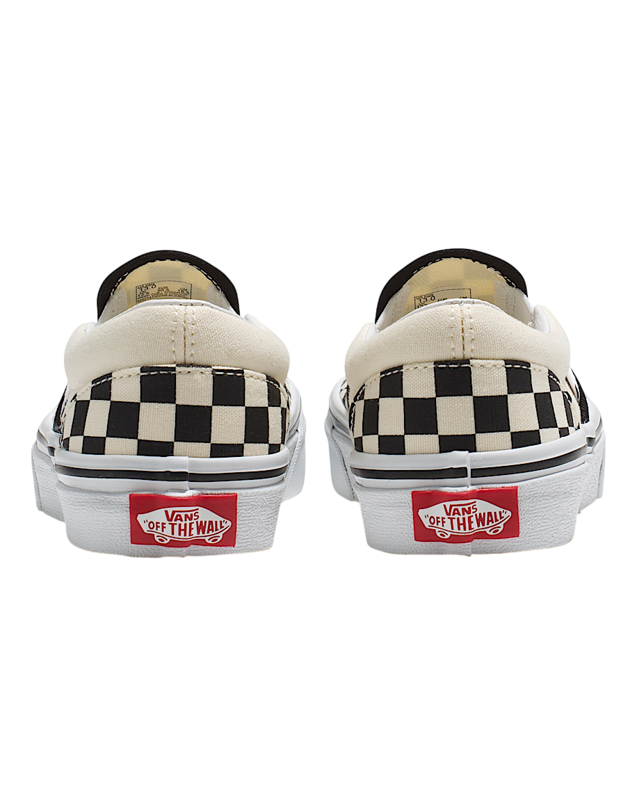 Little Kids Classic Slip-On - Checkerboard Black/White